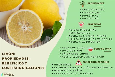 Infografía detallando los beneficios del limón y el vinagre de manzana por separado.
