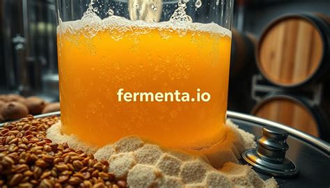Ilustración del proceso de fermentación del vinagre de manzana.