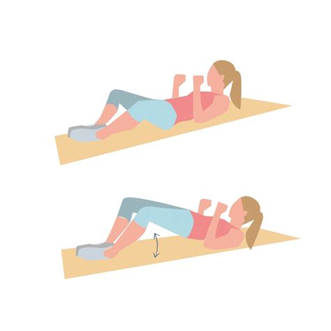 Ilustración mostrando la posición inicial y final del ejercicio Frog Pump