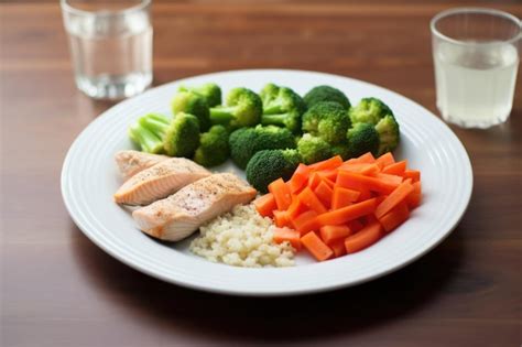 Composición de platos japoneses con porciones pequeñas y abundancia de vegetales frescos
