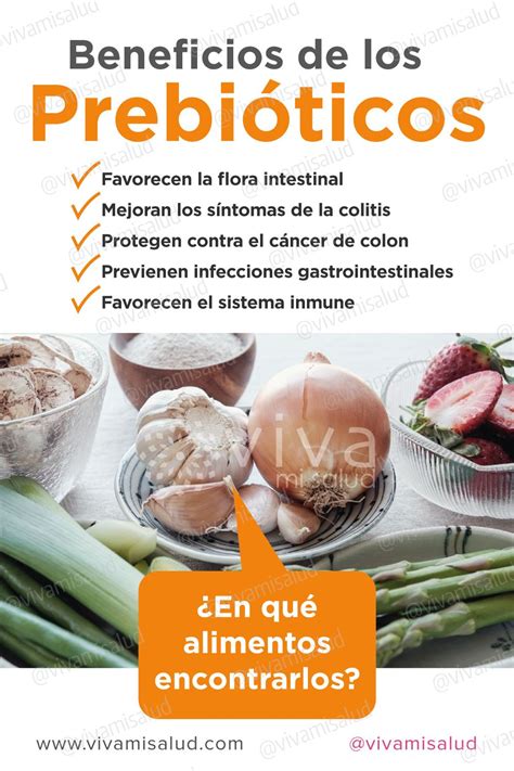 Diagrama de flujo mostrando los beneficios de los prebióticos y fitoquímicos de los espárragos para la salud intestinal y metabólica.