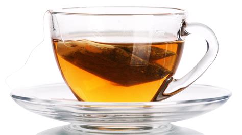 infusión de té en una taza