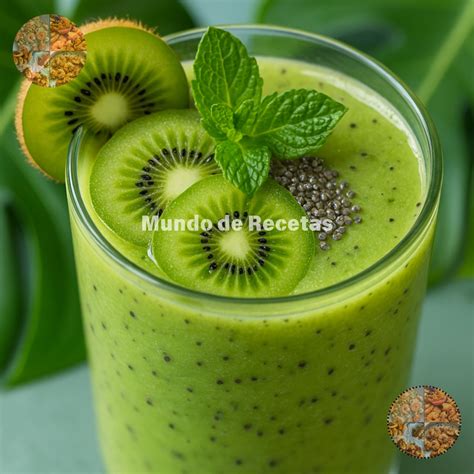 vaso con yogur, kiwi, chía y trozos de chocolate negro