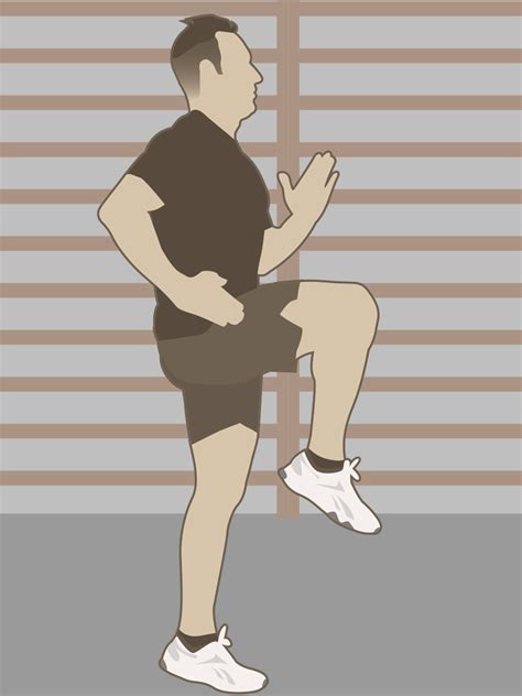 diagrama mostrando la posición de inicio y final para la elevación de rodillas sentada