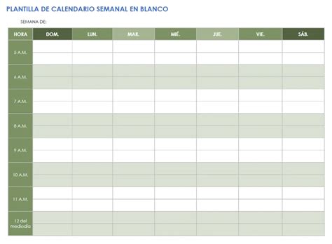 Ilustración: Calendario semanal de entrenamiento equilibrado, incluyendo días de descanso.