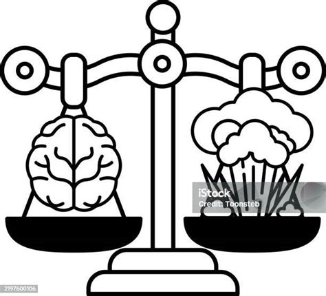 Ilustración de una balanza con una bolsa de calorías en un lado y un gráfico de actividad física en el otro, representando el balance energético.