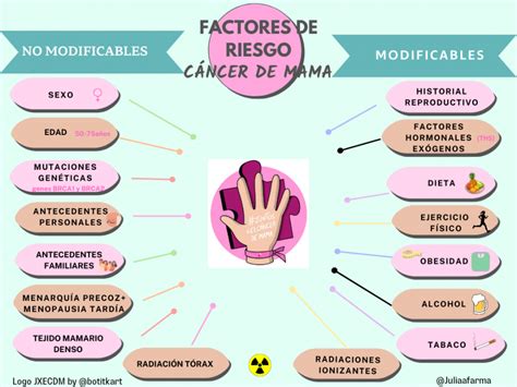 Infografía mostrando los principales factores de riesgo para el cáncer de vesícula biliar.