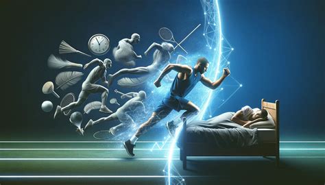 ilustración que muestra la importancia del sueño para la recuperación muscular en deportistas