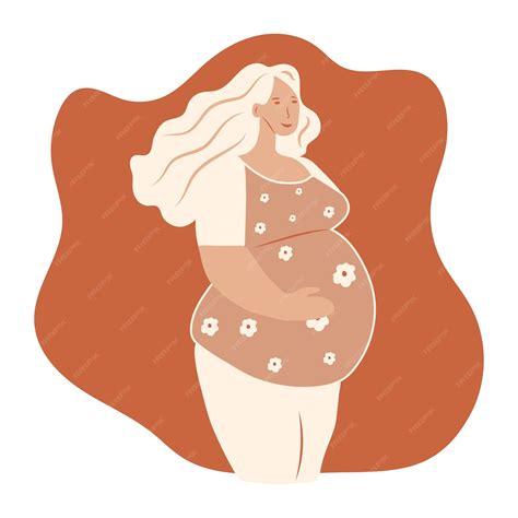 Ilustración de una mujer embarazada utilizando una faja de maternidad cómoda.