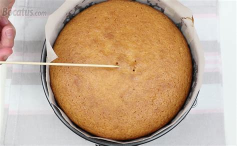 Bizcocho keto recién horneado en un molde