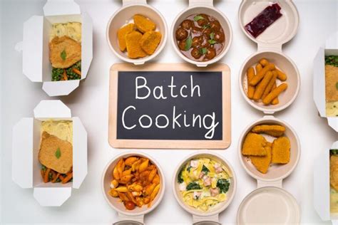 infografía con consejos prácticos para el batch cooking