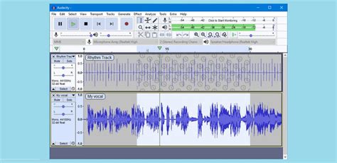 Interfaz de un editor de audio mostrando opciones para ajustar el tempo y la velocidad de reproducción.