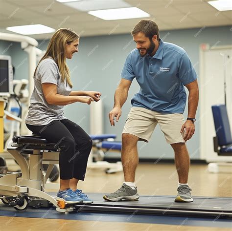 Fisioterapeuta guiando a un paciente en ejercicios de fortalecimiento de rodilla.