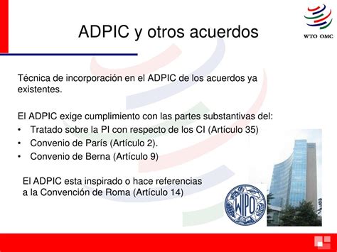 Esquema que compara los requisitos de patente de vida bajo el ADPIC y acuerdos de libre comercio posteriores.