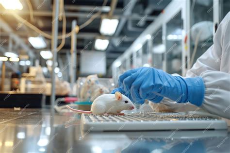 Imagen: Ratones en un laboratorio, uno de ellos recibiendo dieta especial