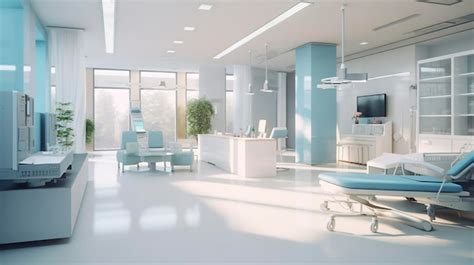 Imagen de una clínica moderna y acogedora