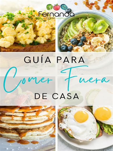 tabla comparativa de alimentos para comer fuera de casa