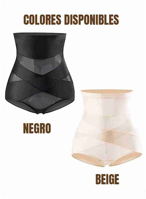 Diseño de braguita moldeadora con paneles de compresión en cintura y caderas