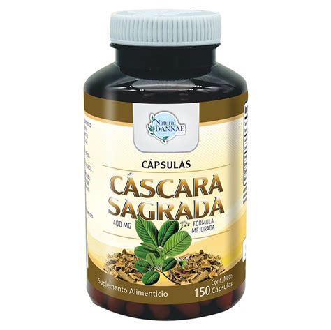 Infografía mostrando las diferentes formas de consumir cáscara sagrada: cápsulas, polvo y té.