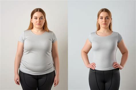 antes y después de una persona que ha perdido peso con la dieta keto