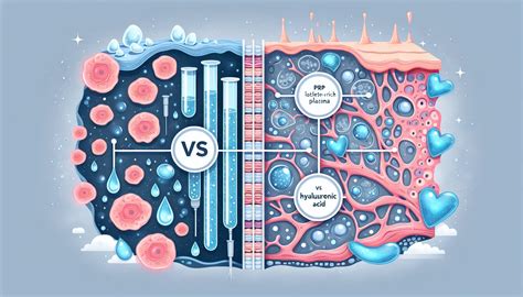 Infografía comparativa: Ácido Hialurónico vs. Lipofilling - Indicaciones, duración y resultados.