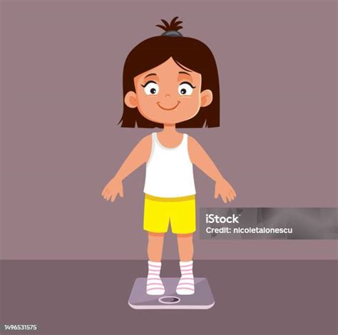 Ilustración conceptual de una persona pesándose en una báscula con signos de interrogación alrededor.