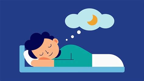 Ilustración de una persona durmiendo plácidamente en un entorno oscuro y tranquilo.