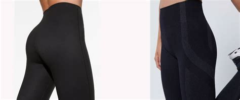 Comparativa de unos pantalones de ciclista con efecto moldeador y unos convencionales.