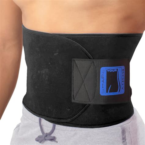 Diseño de una faja reductora masculina con paneles de compresión