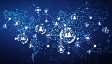 Ilustración conceptual de la interconexión global a través de dispositivos digitales