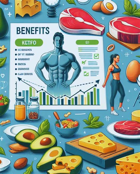 Infografía general sobre los beneficios de la dieta cetogénica