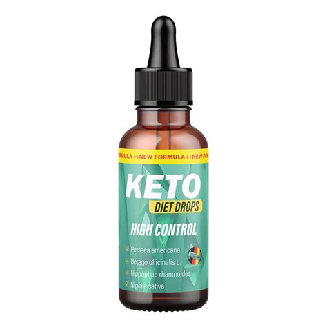 Imagen del producto Keto Diet Drops con el dosificador.