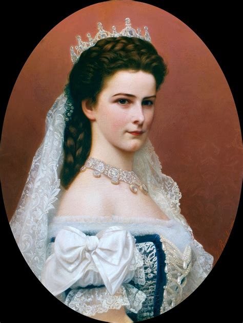 Retrato de la Emperatriz Sissi de Austria