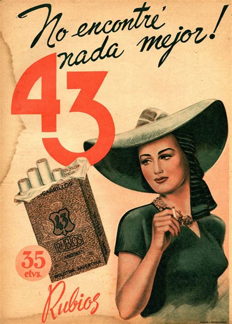 Anuncio publicitario de cigarrillos de los años 20 que asocia fumar con la delgadez