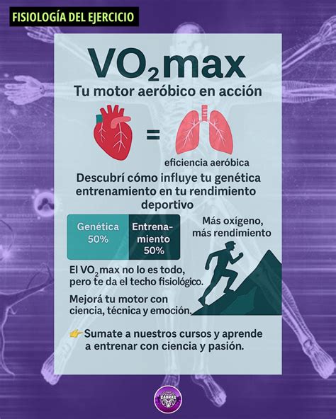 Infografía explicando qué es el VO₂max y cómo se mide.