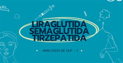 Infografía comparativa de los principios activos (liraglutida, semaglutida, tirzepatida) y sus mecanismos de acción en el control del apetito.
