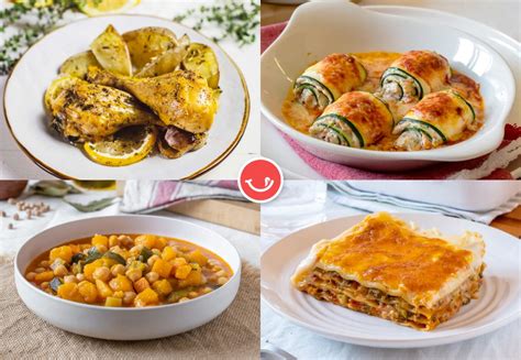 Recetas saludables para la tiroides: Judías blancas con calabacín y gambas, Bacalao con salsa de tomate, Salmón con calabacín en microondas, Huevos rellenos con aguacate y salmón, Mejillones al vapor con picadillo.
