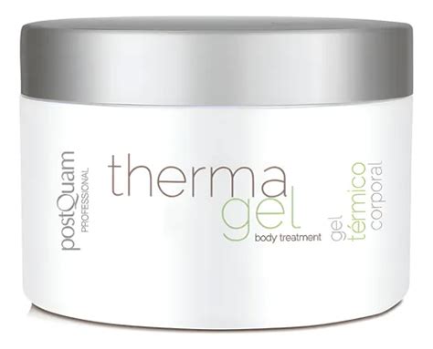 Fotografía del envase del Gel Térmico Anticelulítico Efecto Calor Postquam, mostrando su textura y color.