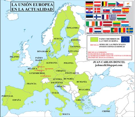 Mapa de la Unión Europea y Canadá destacando las áreas de influencia del Tratado CETA.