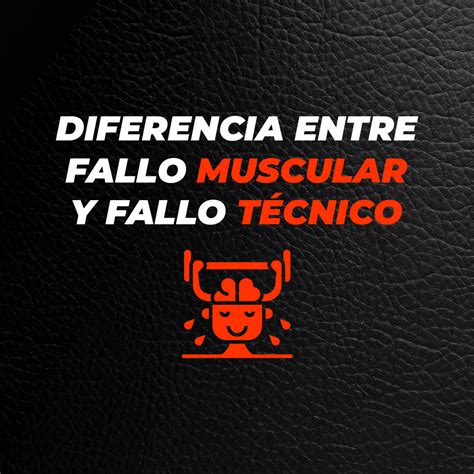 Ilustración que muestra la diferencia entre fallo técnico (técnica degradada) y fallo muscular (incapacidad fisiológica).