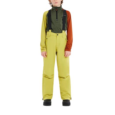 Captura de pantalla del sitio web SkiWebshop.es mostrando la sección de pantalones de esquí para niños en oferta.