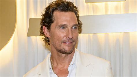 Matthew McConaughey en una presentación de la película 