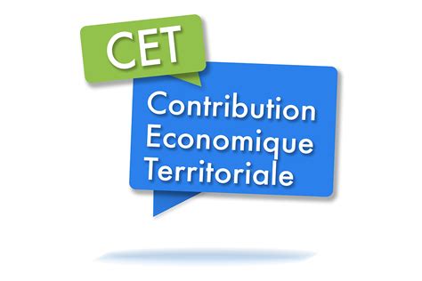 Représentation schématique de la Contribution Économique Territoriale (CET) avec ses composantes CFE et CVAE.