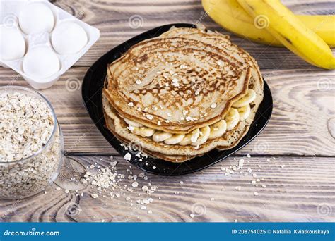 Proceso de cocción de crepes de avena en sartén