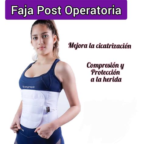 Diagrama comparativo: Faja post-operatoria vs. Faja deportiva (efectos sobre grasa y circulación).