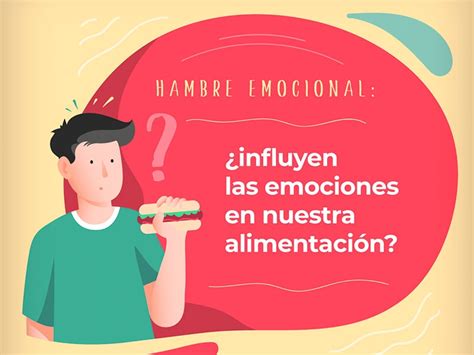 ilustración que representa la conexión entre emociones y hábitos alimenticios