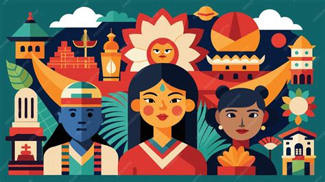 Ilustración de una faja tradicional con patrones geométricos y símbolos culturales