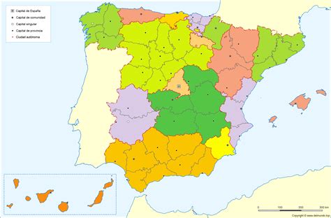 Mapa de España con códigos de color que indican la prevalencia de obesidad infantil por provincias.
