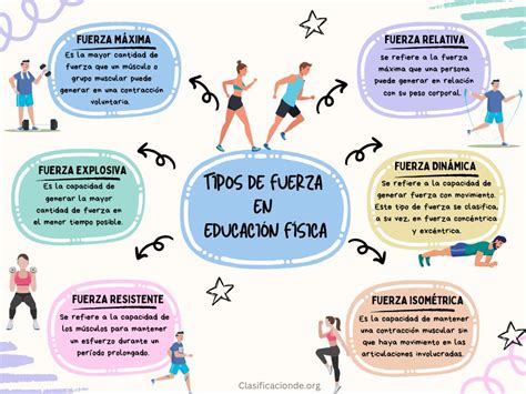 Infografía mostrando diferentes tipos de ejercicios de fuerza y sus beneficios
