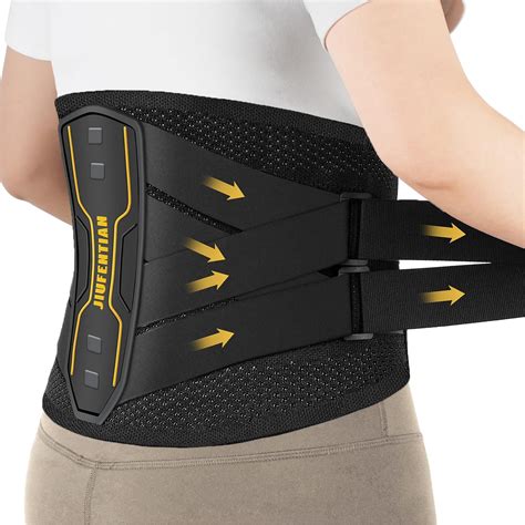 Ejemplos de fajas de soporte medio y abdominal dorsal